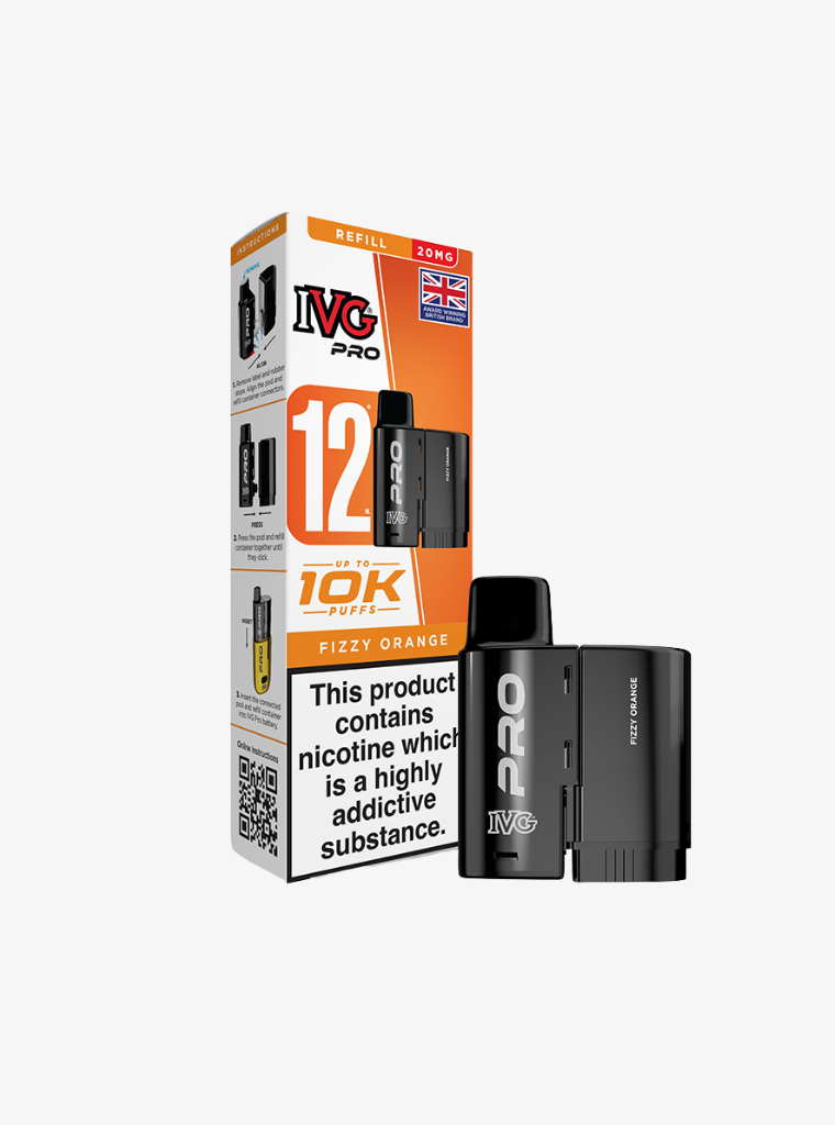 IVG | PRO 12 | Fizzy Orange | Prefilled Pods | 20mg