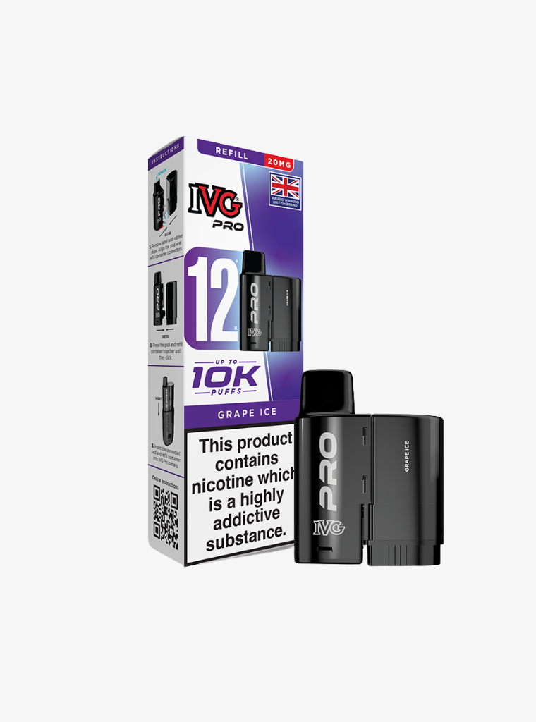 IVG | PRO 12 | Grape Ice | Prefilled Pods | 20mg-1