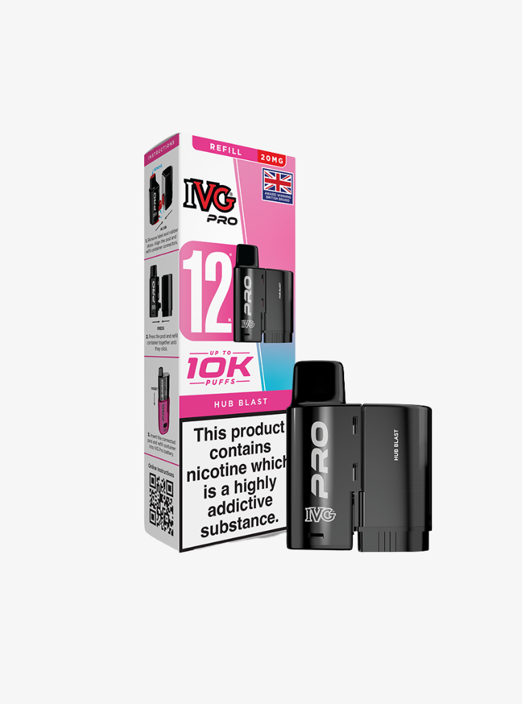 IVG | PRO 12 | Hub Blast | Prefilled Pods | 20mg