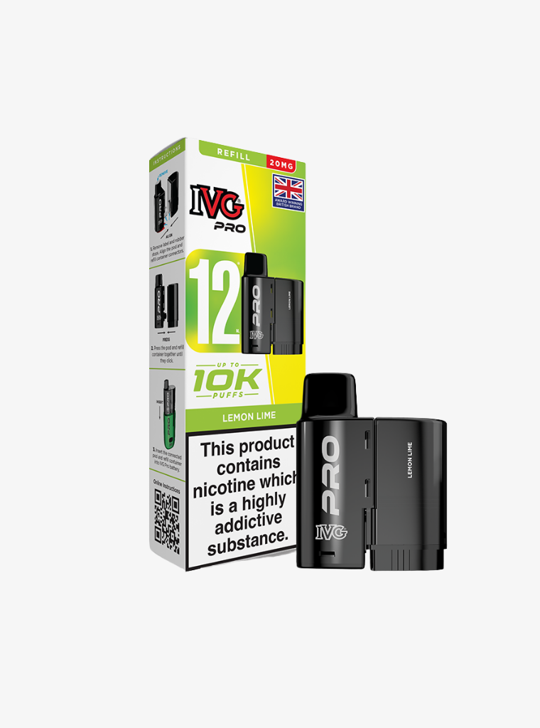 IVG | PRO 12 | Lemon Lime | Prefilled Pods | 20mg