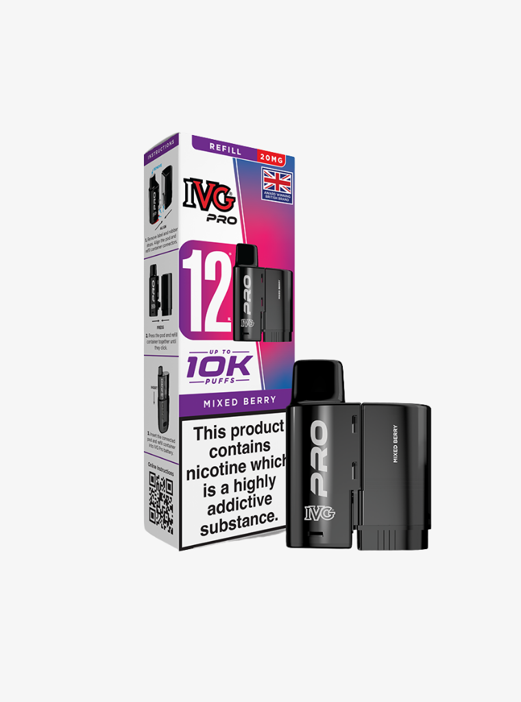 IVG | PRO 12 | Mixed Berry | Prefilled Pods | 20mg