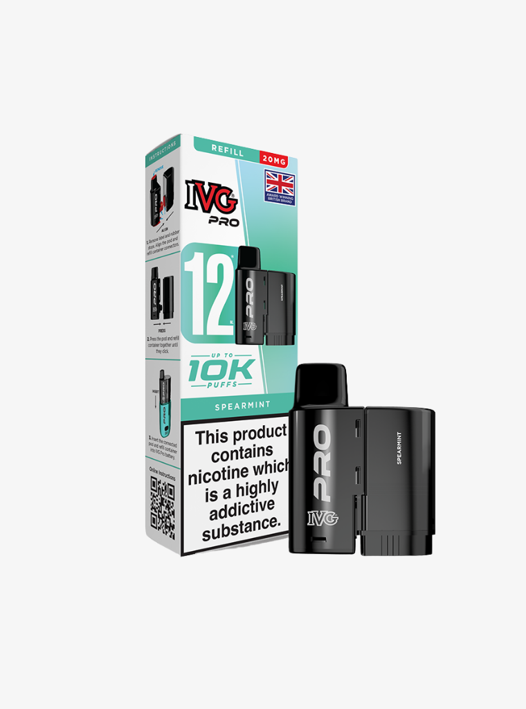 IVG | PRO 12 | Spearmint | Prefilled Pods | 20mg