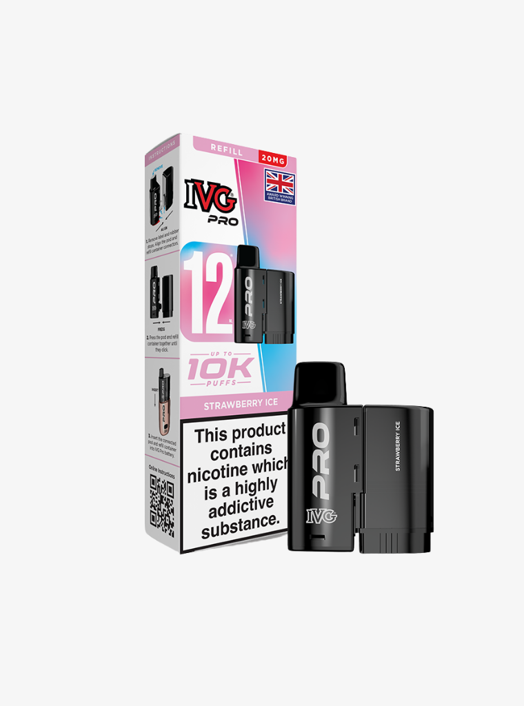 IVG | PRO 12 | Strawberry Ice | Prefilled Pods | 20mg
