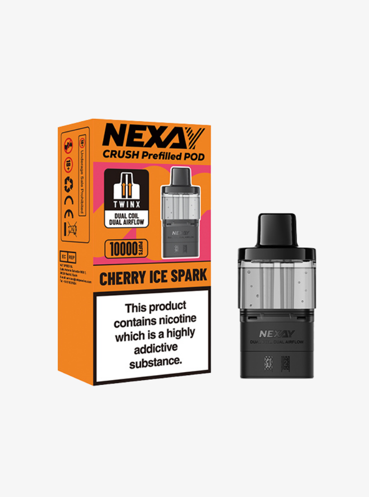 Voopoo | Nexay Crush 10K | Cherry Ice Spark | Prefilled Pods-1