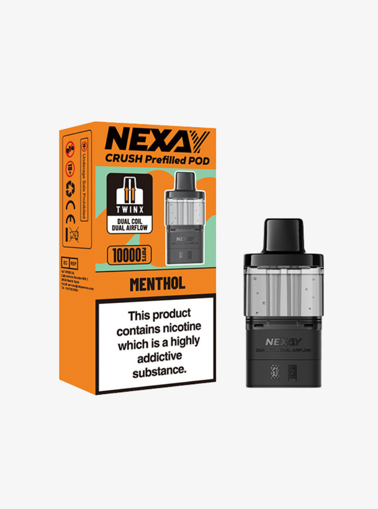 Voopoo | Nexay Crush 10K | Menthol | Prefilled Pods-1