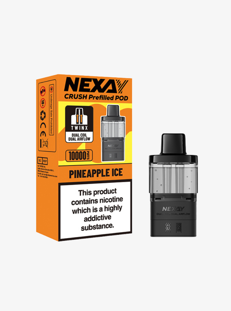 Voopoo | Nexay Crush 10K | Pineapple Ice | Prefilled Pods