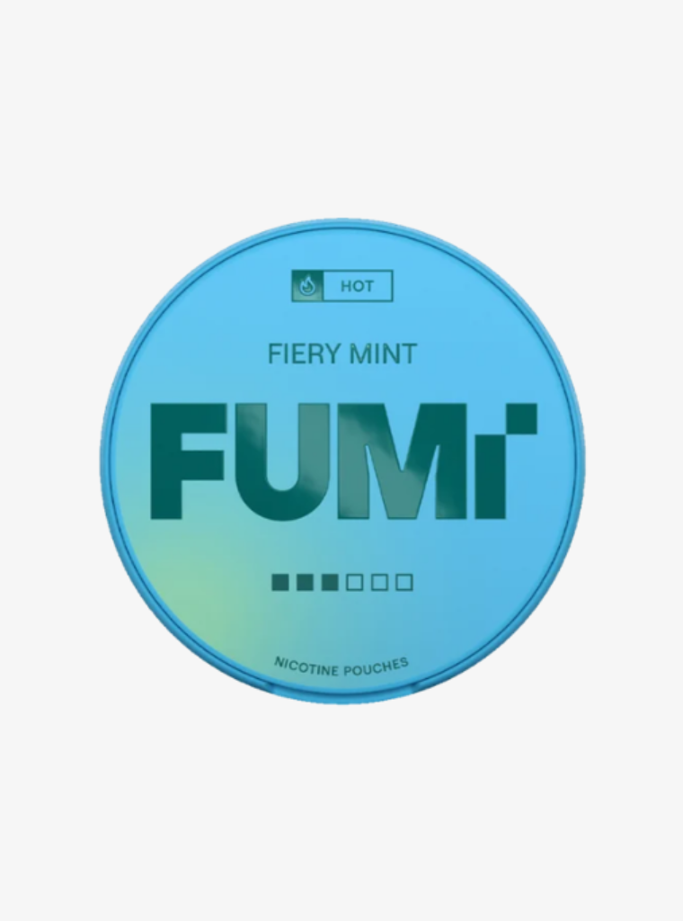 FUMi | Fiery Mint | Nic Pouches | Strong 8mg per pouch