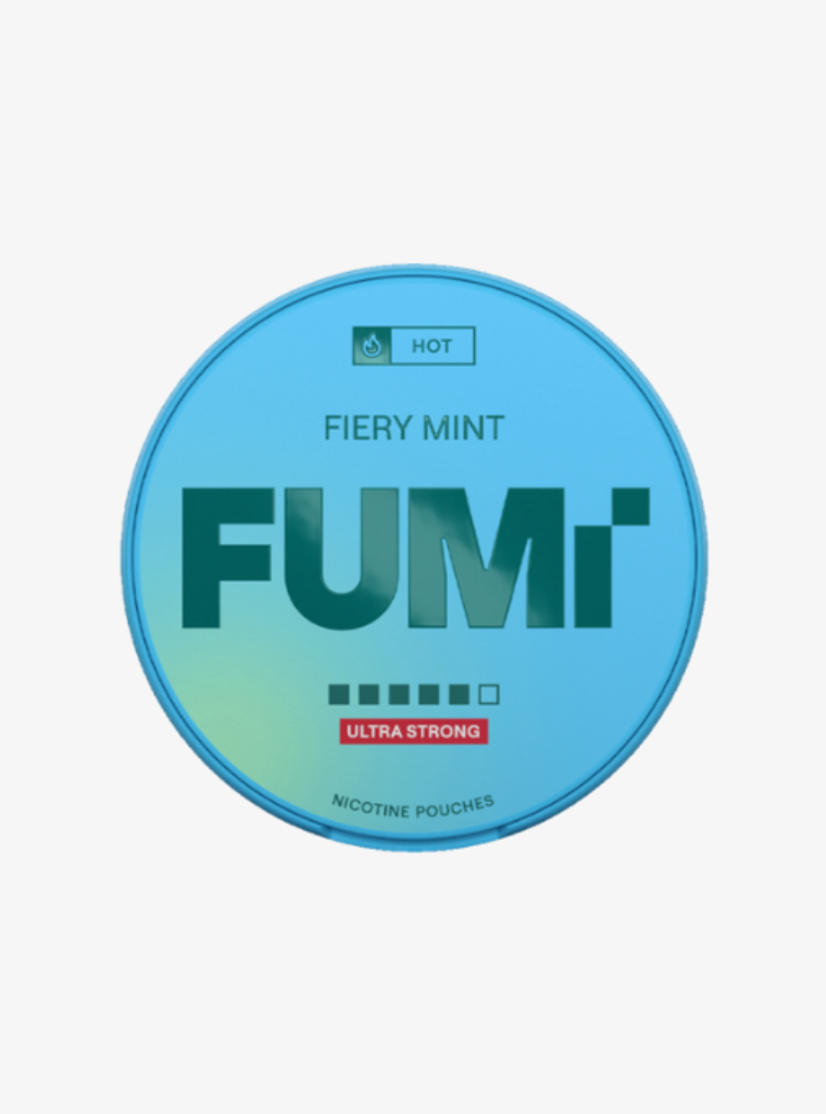 FUMi | Fiery Mint | Nic Pouches | Ultra Strong 15mg per pouch