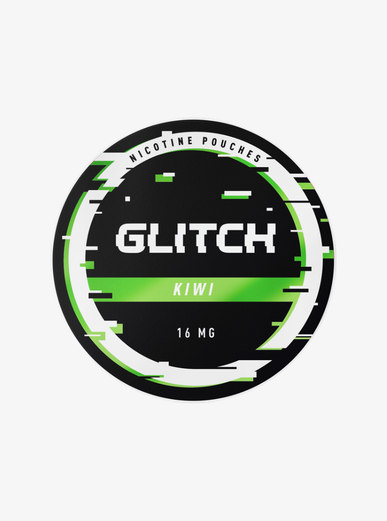Glitch | Kiwi | Nic Pouches | 16mg per pouch-1