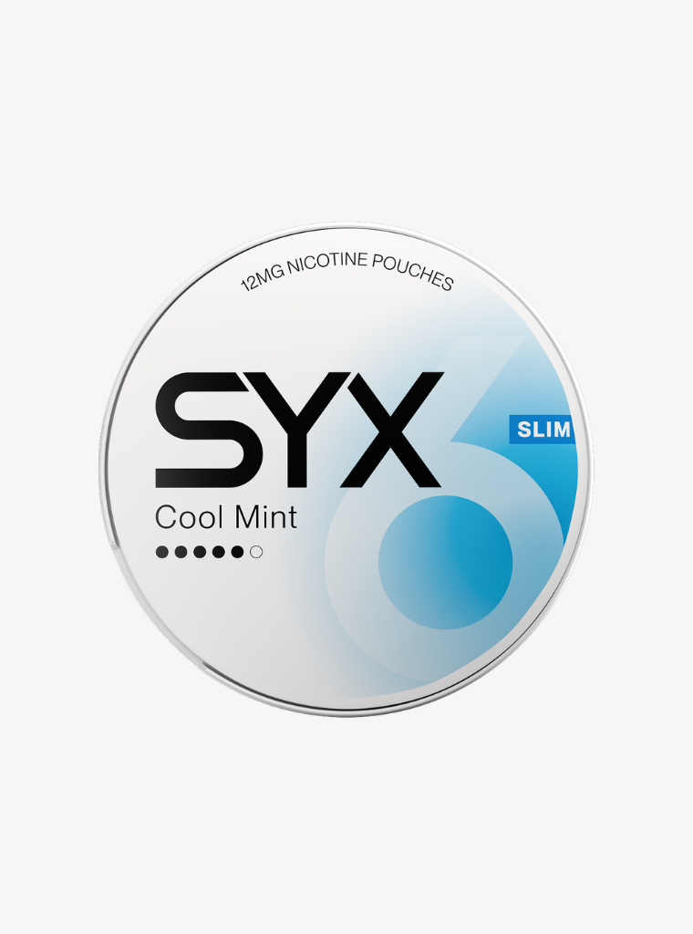 SYX | Cool Mint | Nic Pouches | Slim 12mg per pouch