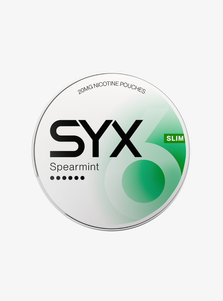 SYX | Spearmint | Nic Pouches | Slim 20mg per pouch