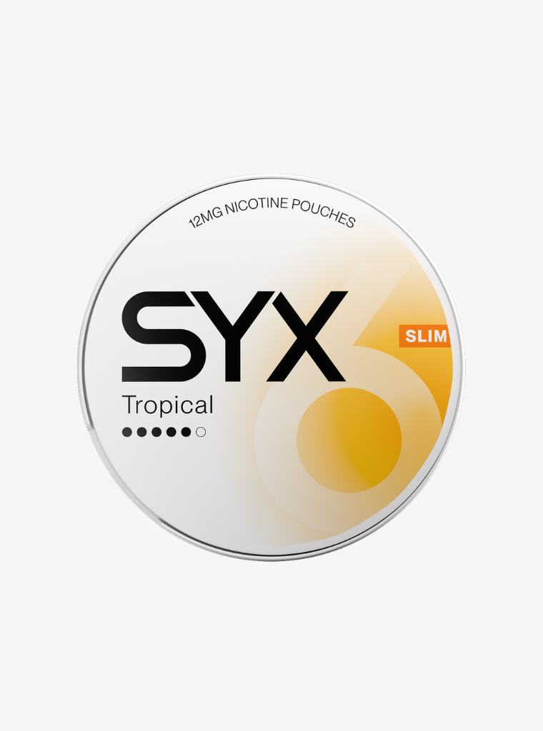 SYX | Tropical | Nic Pouches | Slim 12mg per pouch