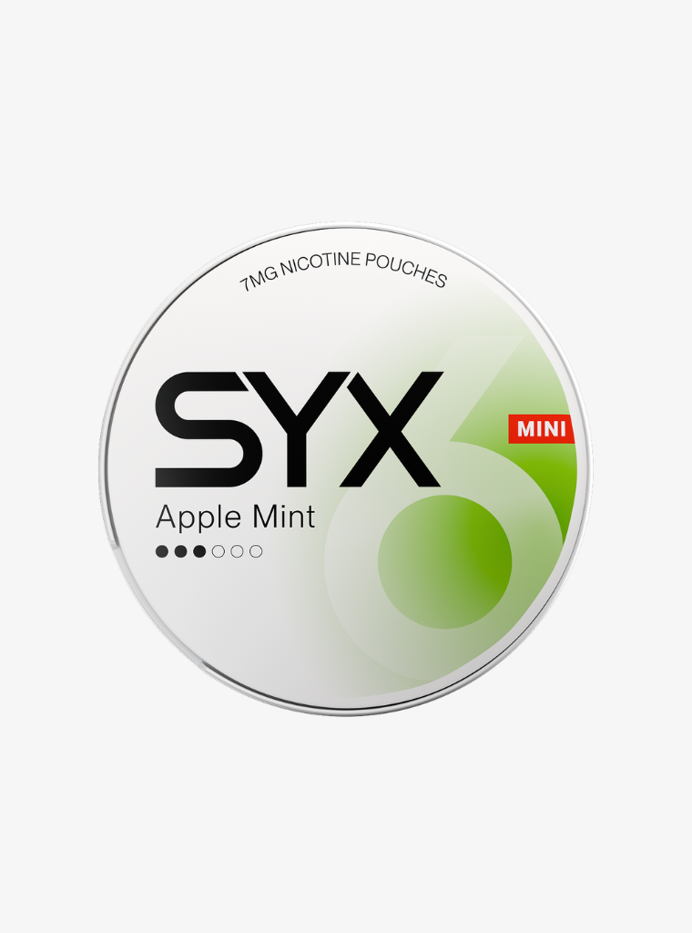SYX | Apple Mint | Nic Pouches | Mini 7mg per pouch