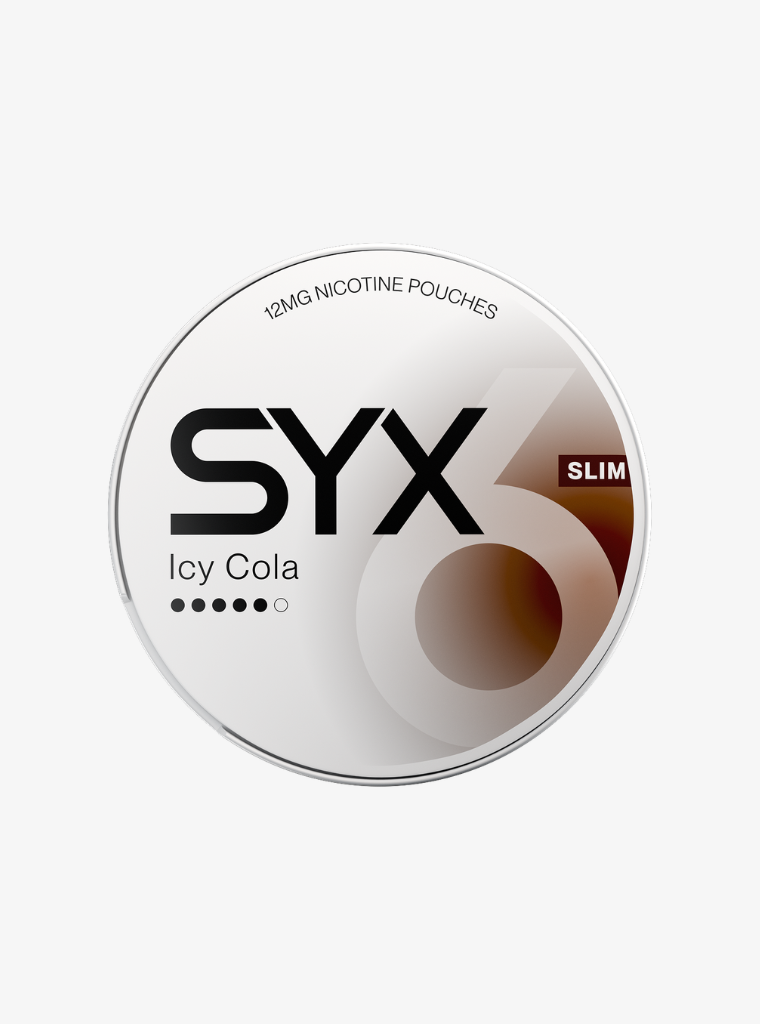 SYX | Icy Cola | Nic Pouches | Slim 12mg per pouch