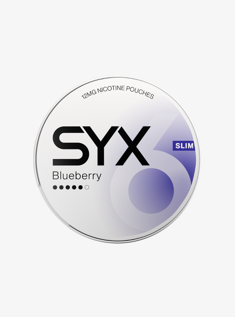 SYX | Blueberry | Nic Pouches | Slim 12mg per pouch