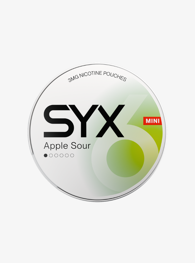 SYX | Apple Sour | Nic Pouches | Mini 3mg per pouch-1