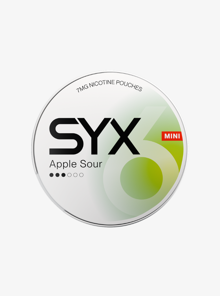 SYX | Apple Sour | Nic Pouches | Mini 7mg per pouch