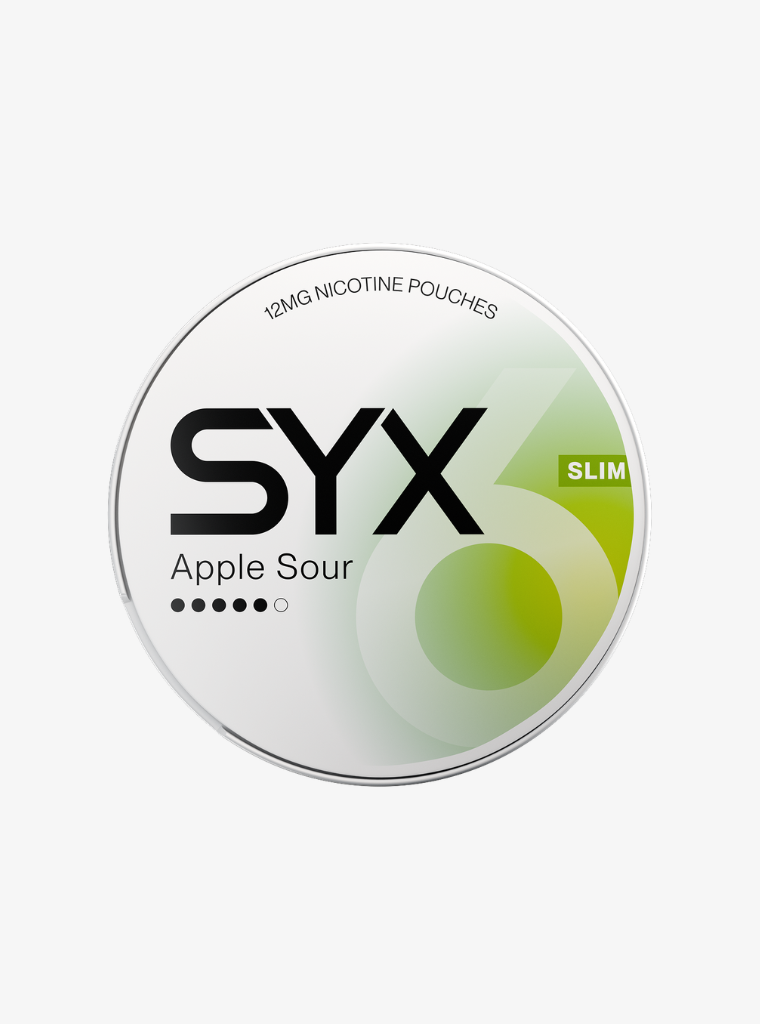 SYX | Apple Sour | Nic Pouches | Slim 12mg per pouch