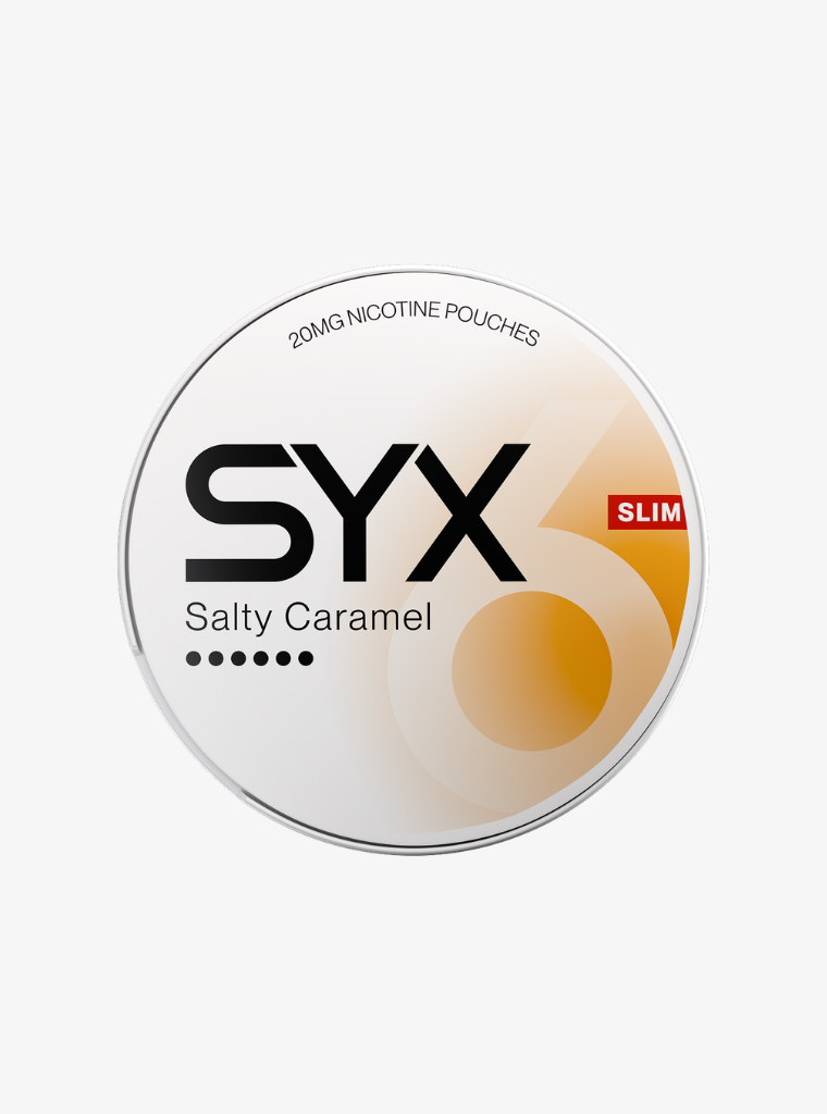 SYX | Salty Caramel | Nic Pouches | Slim 20mg per pouch