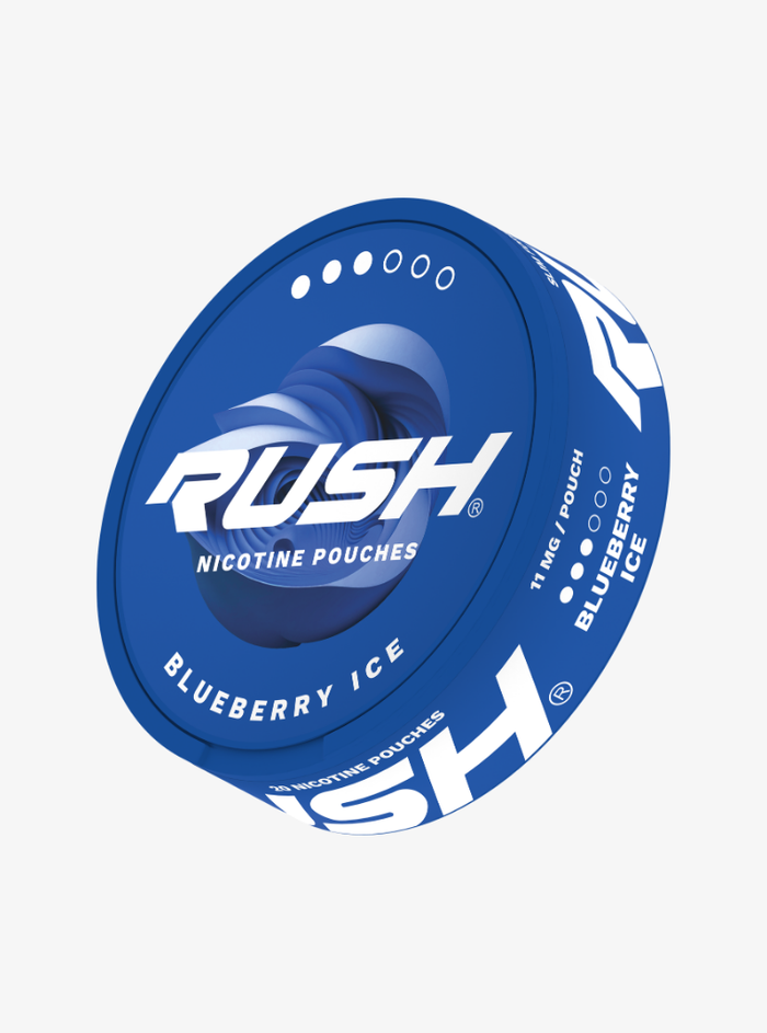 RUSH | Blueberry Ice | Nic Pouches | Pro 11mg per pouch