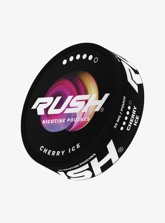 RUSH | Cherry Ice | Nic Pouches | Extreme 20mg per pouch