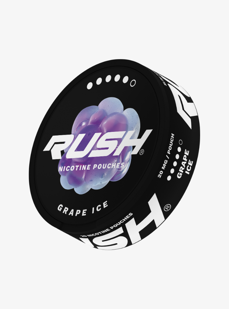 RUSH | Grape Ice | Nic Pouches | Extreme 20mg per pouch-1