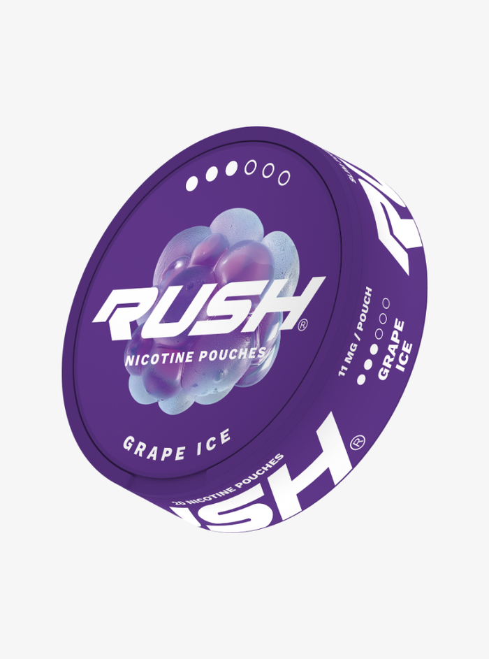 RUSH | Grape Ice | Nic Pouches | Pro 11mg per pouch