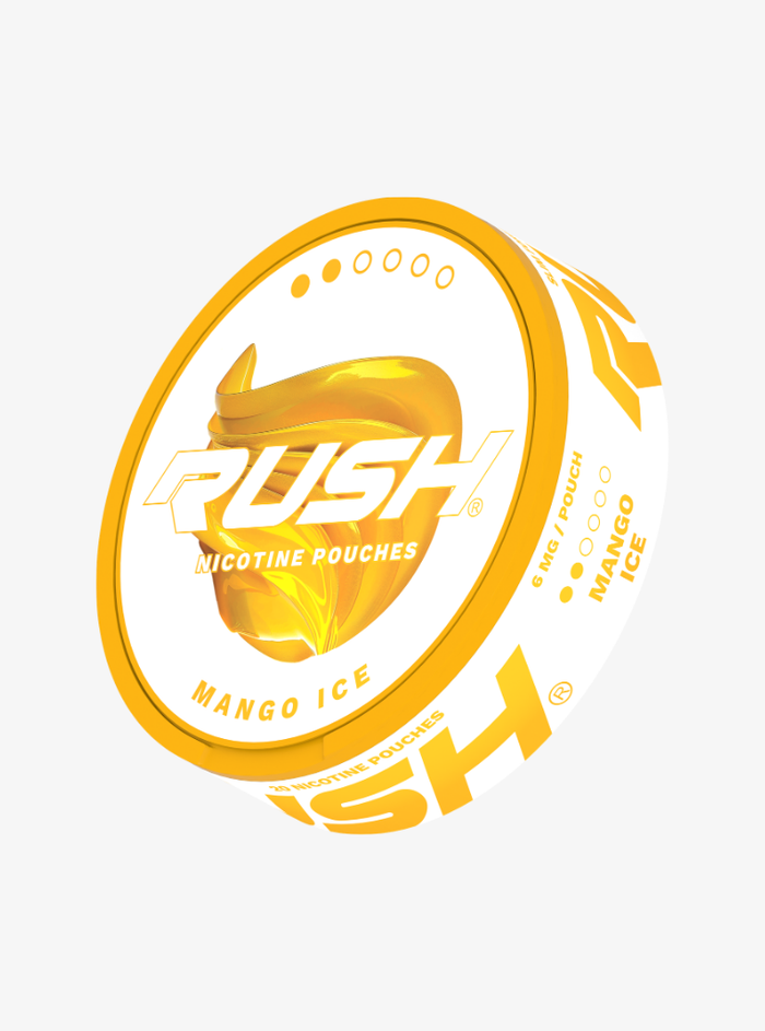 RUSH | Mango Ice | Nic Pouches | Light 6mg per pouch