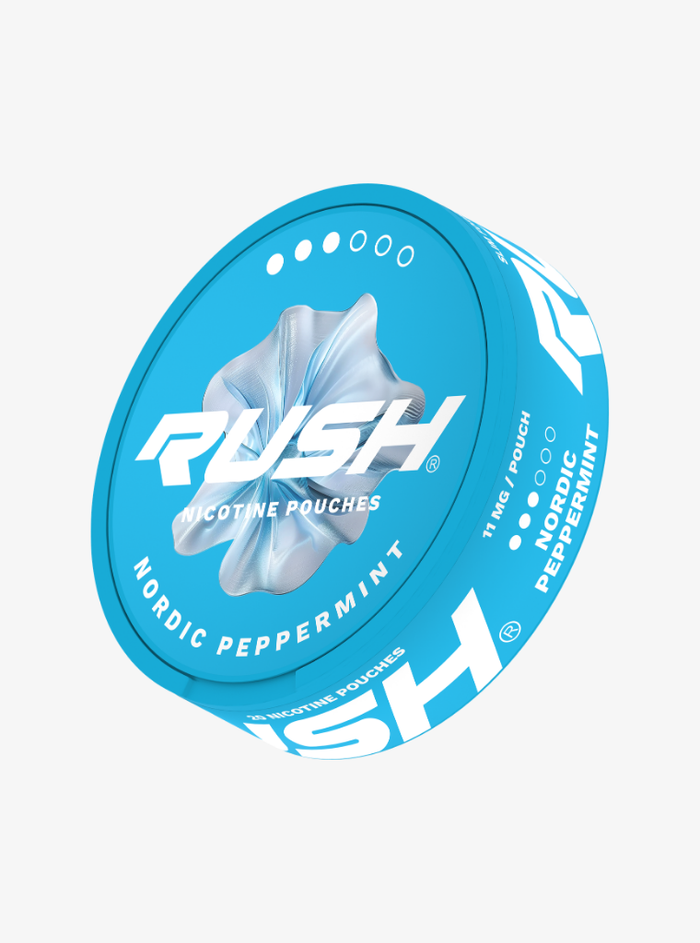 RUSH | Nordic Peppermint | Nic Pouches | Pro 11mg per pouch