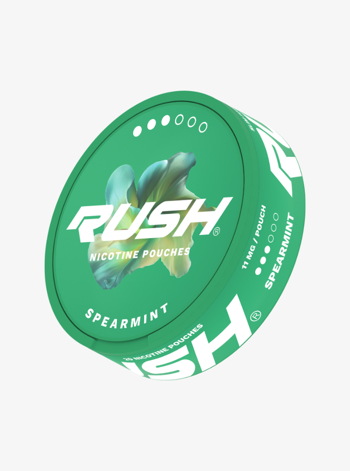RUSH | Spearmint | Nic Pouches | Pro 11mg per pouch