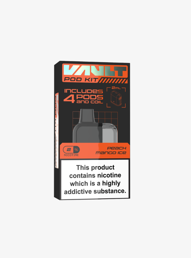 Vault Bar 10K | Prefilled Pods | Peach Mango Ice | 20mg