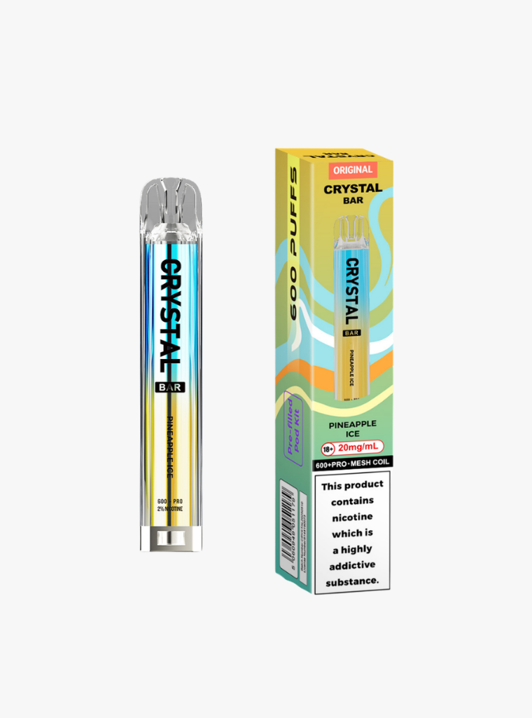 Crystal Bar | Prefilled Pods | Pineapple Ice | 20mg | 600 Puffs