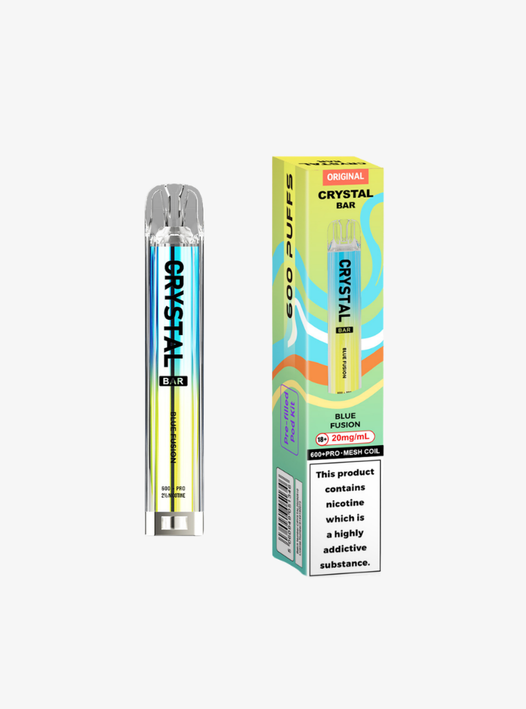 Crystal Bar | Prefilled Pod Kit | Blue Fusion | 20mg | 600 Puffs