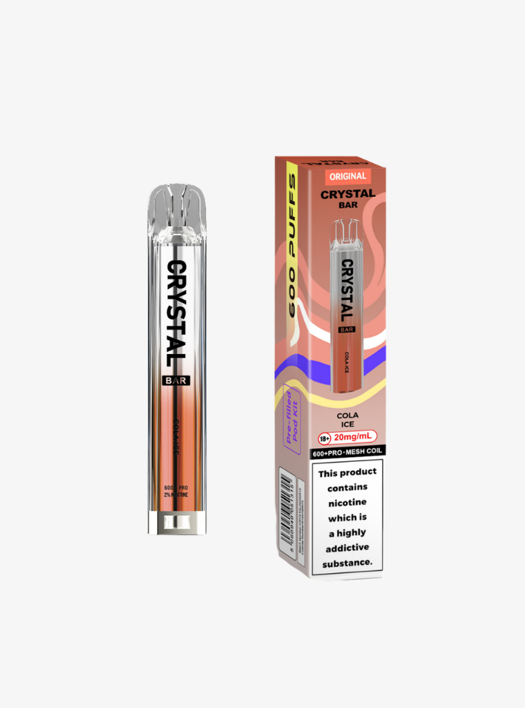 Crystal Bar | Prefilled Pod Kit | Cola Ice | 20mg | 600 Puffs