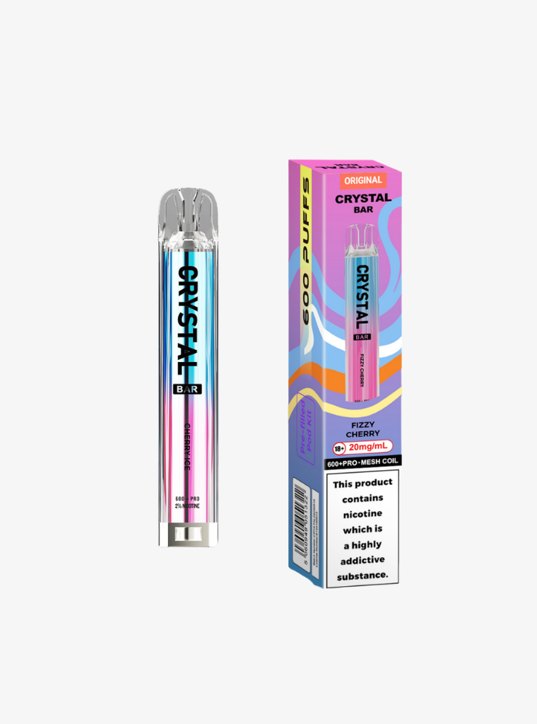 Crystal Bar | Prefilled Pod Kit | Fizzy Cherry | 20mg | 600 Puffs