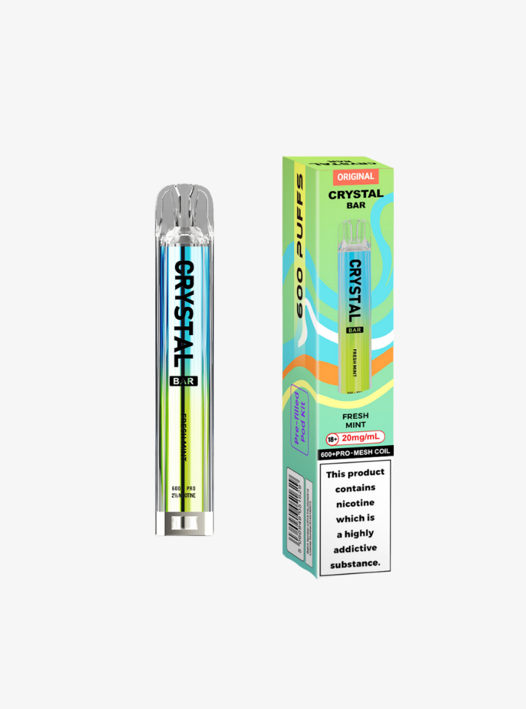 Crystal Bar | Prefilled Pod Kit | Fresh Mint | 20mg | 600 Puffs