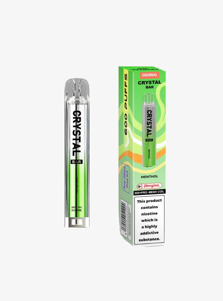 Crystal Bar | Prefilled Pod Kit | Menthol | 20mg | 600 Puffs