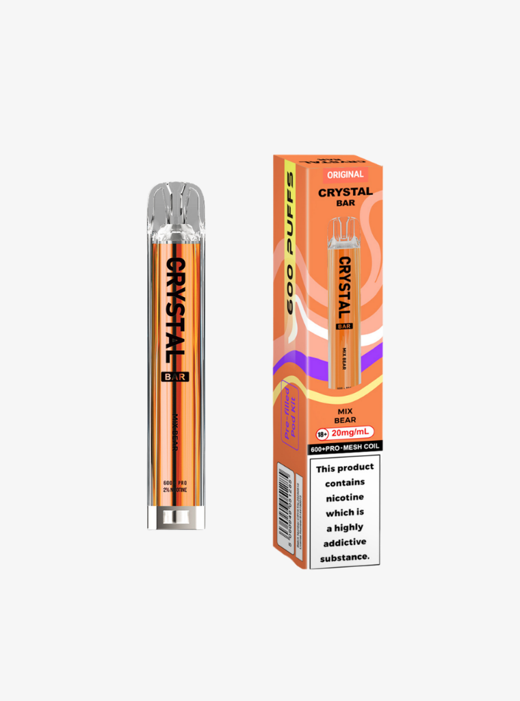 Crystal Bar | Prefilled Pod Kit | Mix Bear | 20mg | 600 Puffs
