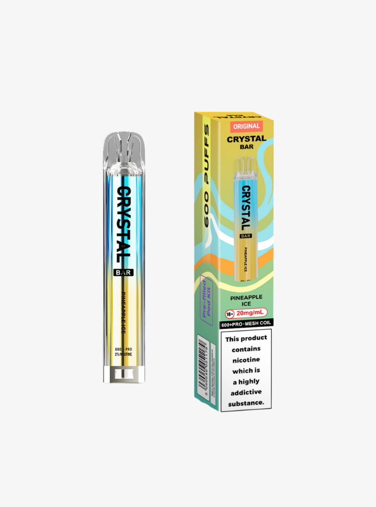 Crystal Bar | Prefilled Pod Kit | Pineapple Ice | 20mg | 600 Puffs