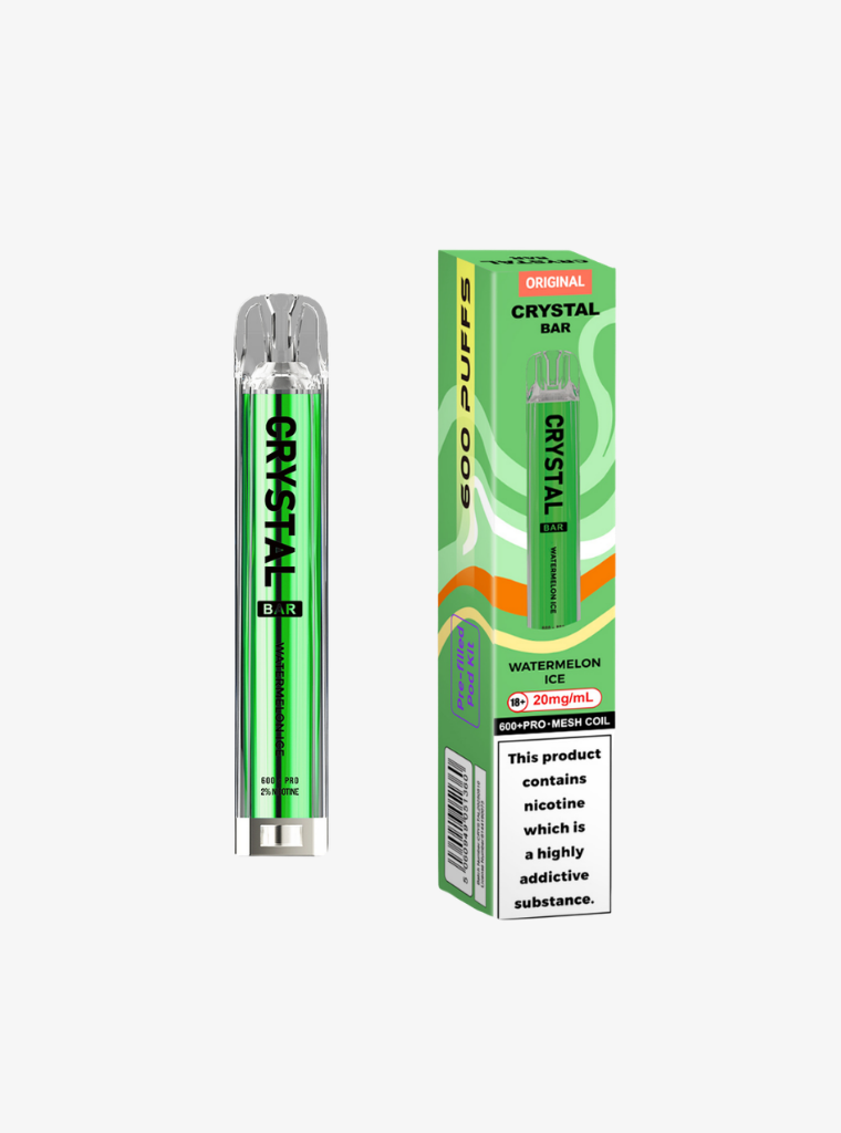Crystal Bar | Prefilled Pod Kit | Watermelon Ice | 20mg | 600 Puffs