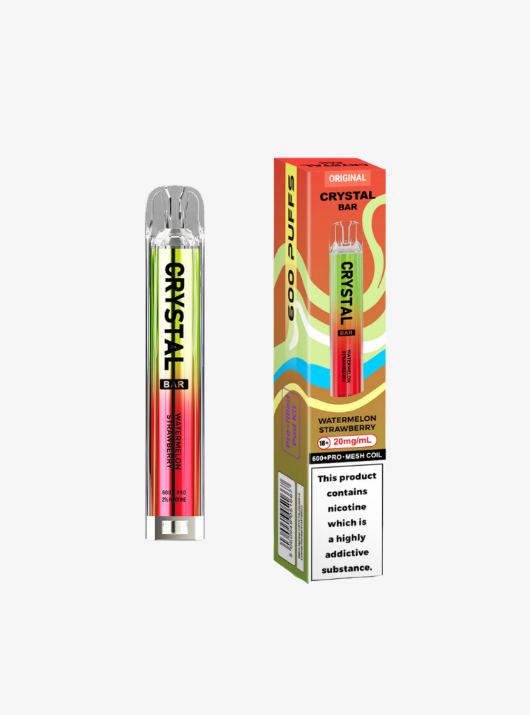 Crystal Bar | Prefilled Pod Kit | Watermelon Strawberry | 20mg | 600 Puffs