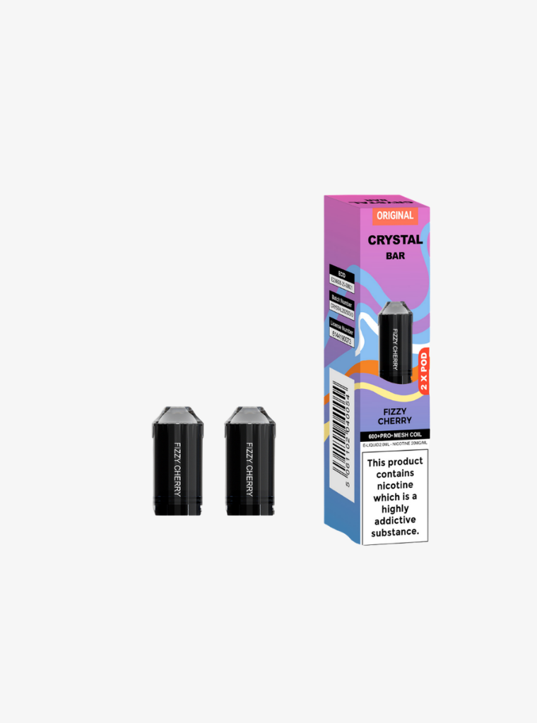 Crystal Bar | Prefilled Pods | Fizzy Cherry | 20mg | 600 Puffs