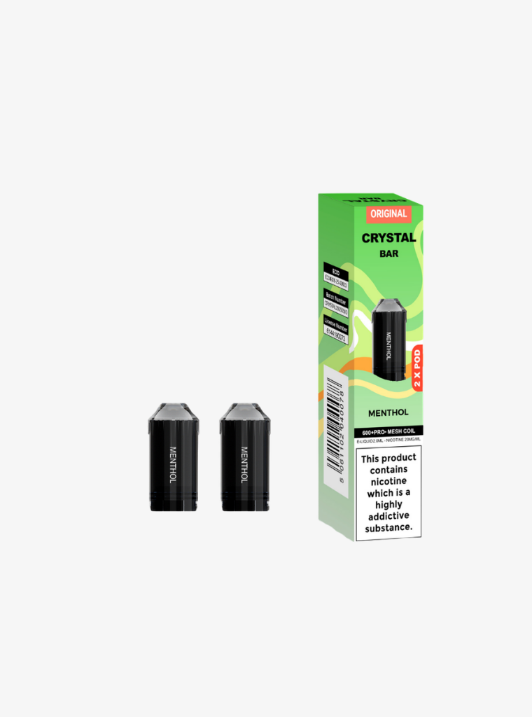 Crystal Bar | Prefilled Pods | Menthol | 20mg | 600 Puffs