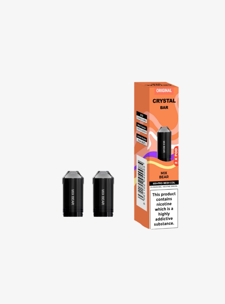 Crystal Bar | Prefilled Pods | Mix Bear | 20mg | 600 Puffs