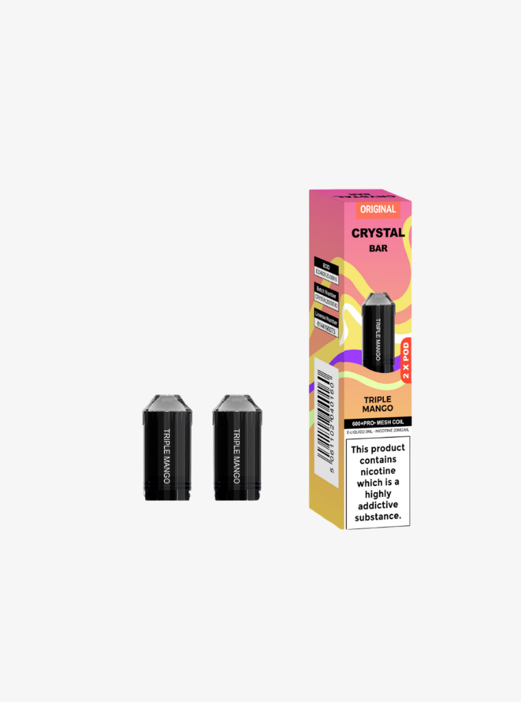 Crystal Bar | Prefilled Pods | Triple Mango | 20mg | 600 Puffs