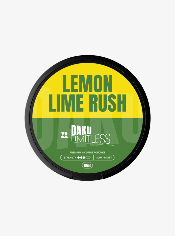 Daku Limitless | Lemon Lime Rush | Nic Pouches | 10mg per pouch