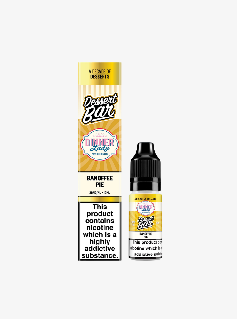 Dinner Lady | Dessert Bar Salts | Banoffee Pie | Nic Salts | 20mg