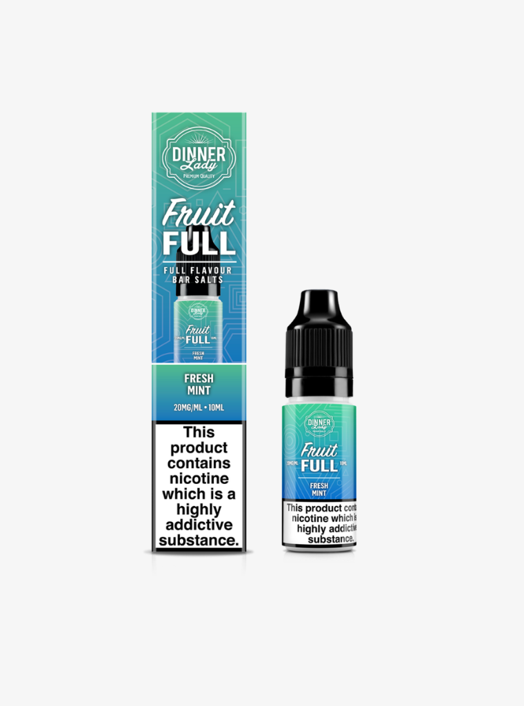 Dinner Lady | Fruit Full | Fresh Mint | Nic Salts | 10mg