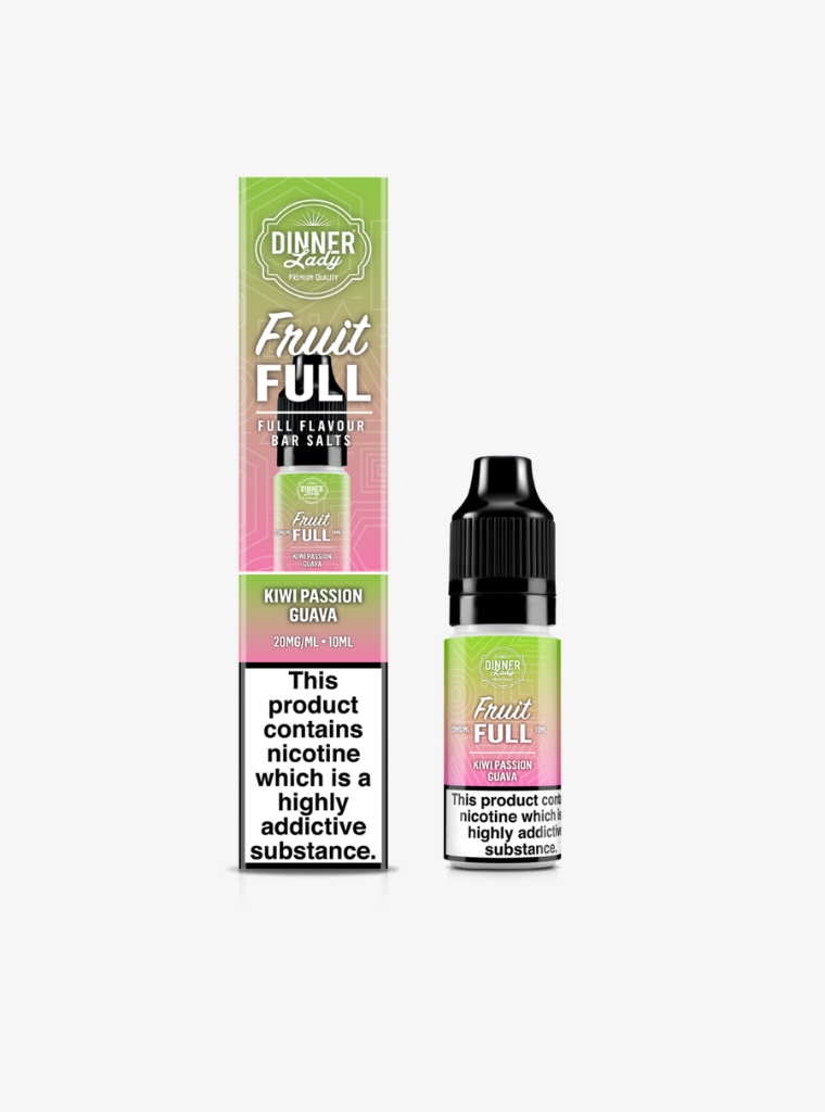 Dinner Lady | Fruit Full | Kiwi Passion Guava | Nic Salts | 10mg