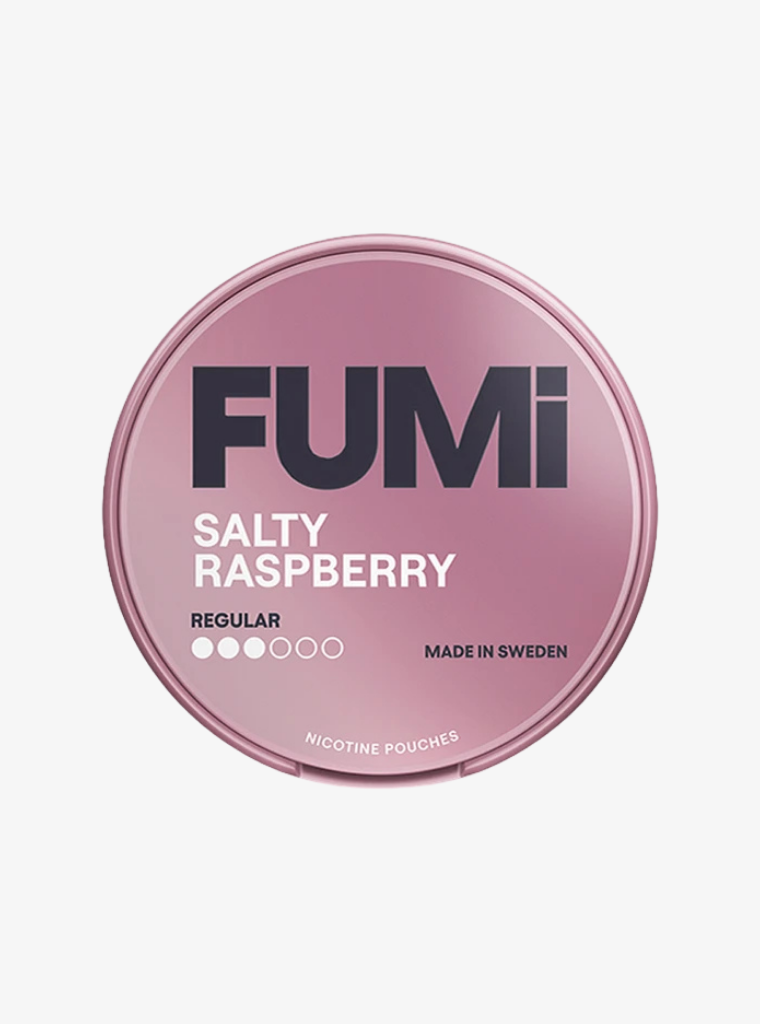 FUMi | Salty Raspberry | Nic Pouches | Regular 4mg per pouch
